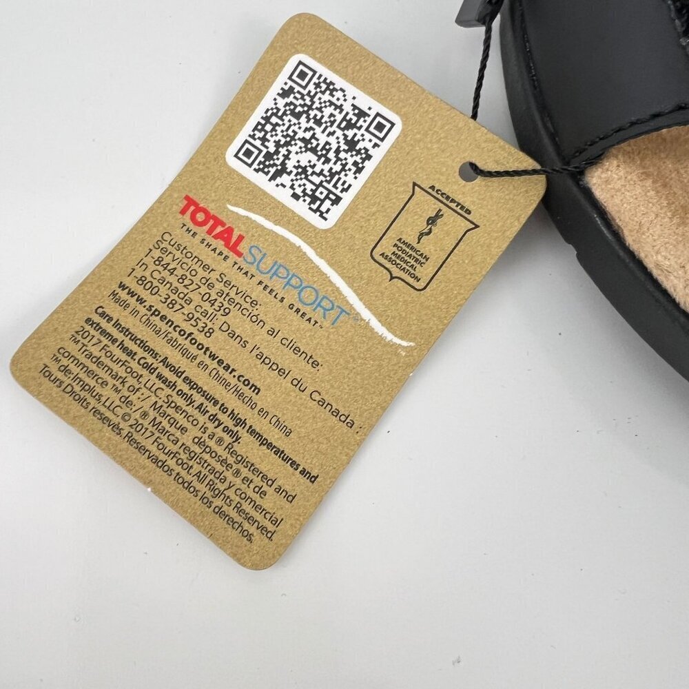 Spenco Womens Sanabel Black Sling-Back Sandals Size 10 M - Picture 8 of 10